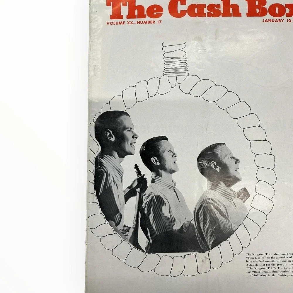 The Cash Box‎ Magazine January 10 1959 The Kingston Trio Jon James Elvis Presley